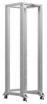 Lanberg 19" 42U 600x800 szabadon álló rack keret, szürke (OR01-6842-S) - wincity