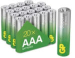 GP Batteries SUPER Alkaline LR03/20S G-TECH tartós 1, 5V AAA mikro elem (GP-Super-LR03-20S-B0110L)