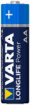 VARTA LONGLIFE Power Alkaline LR6/4 4906 1, 5V tartós AA ceruza elem (Varta-Longlife-Power-LR6-4-4906-4)