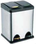 Toro Coș pentru deșeuri reciclabile TORO 16 l, inox și plastic, argintiu/negru Cos de gunoi