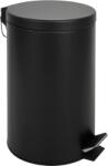 Toro Coș de gunoi cu pedală 20 l - inox negru Cos de gunoi