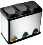 Toro Coș din inox pentru colectare selectivă 45 l Cos de gunoi