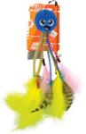 NERF CAT baghetă interactivă pentru pisici cu căpuț de caracatiță și clopoței 30 cm