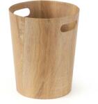 Toro Coș de gunoi din hârtie și carton, decor lemn 25 × 25 × 30 cm Cos de gunoi