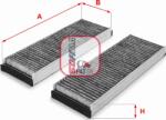 Sofima Filtru habitaclu Sofima S 4153 CA - compatibil Audi, Vw - Sofima-S 4153 CA (SOFIMAS4153CA)