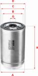 Sofima Filtru combustibil Sofima S 4323 NR - compatibil Scania, Renault, Volvo, Man - Sofima-S 4323 NR (SOFIMAS4323NR)