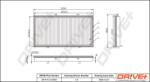 Dr! ve+ Filtru habitaclu Dr! ve+ DP1110.12. 0025 - compatibil Nissan, Renault, Opel, Vauxhall - Dr! ve+ (DRVEDP1110120025)
