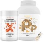 BrainMax Forță și Proteine - Creatină® Monohidrat + Proteină de Performanță® Vanilie Suplimente alimentare pentru performanță maximă, creștere…