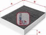 Sofima Filtru habitaclu Sofima S 4312 CA - compatibil Porsche, Vw - Sofima-S 4312 CA (SOFIMAS4312CA)