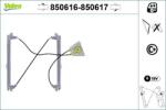 Valeo Actionare electrica geam Valeo 850616 - compatibil Audi (VALEO850616)