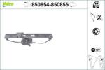 Valeo Actionare electrica geam Valeo 850854 - compatibil Bmw, Alpina (VALEO850854)