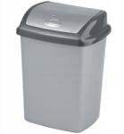 Keter Hulladékgyűjtő Kosár Billenő 25l szemetes Kompakt szürke Konyhai Irodába (182979)