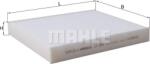 Mahle Filtru habitaclu Mahle LA 1506 - compatibil Mazda, Suzuki, Toyota, Lexus - MAHLE-LA 1506 (MAHLELA1506)