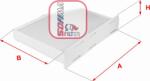 Sofima Filtru habitaclu Sofima S 3148 C - compatibil Audi, Seat, Skoda, Vw - Sofima-S 3148 C (SOFIMAS3148C)