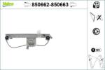 Valeo Actionare electrica geam Valeo 850662 - compatibil Renault (VALEO850662)