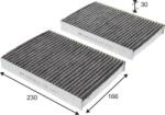 Valeo Filtru habitaclu Valeo 715835 (VALEO715835)