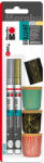 Marabu Brilliant Painter lakkfilc készlet - „Design válogatás, 2 db, 1-2 mm