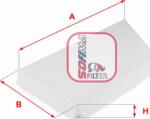 Sofima Filtru habitaclu Sofima S 3044 C - compatibil Peugeot - Sofima-S 3044 C (SOFIMAS3044C)