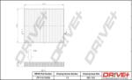 Dr! ve+ Filtru habitaclu Dr! ve+ DP1110.12. 0224 - compatibil Audi, Seat, Skoda, Vw - Dr! ve+ (DRVEDP1110120224)