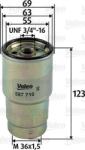 Valeo Filtru combustibil Valeo 587710 - compatibil Mazda, Toyota, Subaru (VALEO587710)