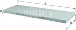 Mahle Filtru habitaclu Mahle LA 11 - compatibil Chevrolet, Opel, Vauxhall - MAHLE-LA 11 (MAHLELA11)