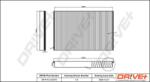 Dr! ve+ Filtru habitaclu Dr! ve+ DP1110.12. 0275 - compatibil Opel, Vauxhall - Dr! ve+ (DRVEDP1110120275)