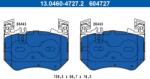 ATE set placute frana, frana disc ATE 13.0460-4727.2 (13.0460-4727.2)