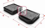 Sofima Filtru habitaclu Sofima S 4141 CA - compatibil Mercedes-Benz - Sofima-S 4141 CA (SOFIMAS4141CA)