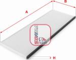 Sofima Filtru habitaclu Sofima S 3081 C - compatibil Mercedes-Benz, Renault, Man - Sofima-S 3081 C (SOFIMAS3081C)