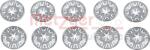 Metzger Trim, Protecție, Embleme Dungi decorative, de protectie Metzger 2280004 (METZGER2280004)
