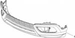 MTR Elemente caroserie, Aripa, Bara protectie Bara protectie, piese MTR 12160139 - compatibil Opel (MTR12160139)