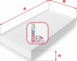 Sofima Filtru habitaclu Sofima S 3136 C - compatibil Peugeot, Citroën, Toyota, Fiat - Sofima-S 3136 C (SOFIMAS3136C)