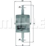 Mahle Filtru combustibil Mahle KL 63 (MAHLEKL63)