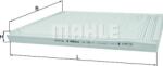Mahle Filtru habitaclu Mahle LA 129 - compatibil Mercedes-Benz - MAHLE-LA 129 (MAHLELA129)