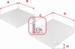 Sofima Filtru habitaclu Sofima S 3143 C - compatibil Peugeot, Citroën, Ds - Sofima-S 3143 C (SOFIMAS3143C)