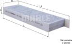 Mahle Filtru habitaclu Mahle LAK 1256/1/S - compatibil Citroen, Opel, Peugeot - MAHLE-LAK 1256/1/S (MAHLELAK12561S)