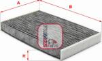 Sofima Filtru habitaclu Sofima S 4319 CA - compatibil Citroën, Opel, Vauxhall - Sofima-S 4319 CA (SOFIMAS4319CA)