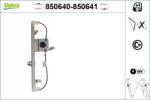 Valeo Actionare electrica geam Valeo 850640 - compatibil Renault (VALEO850640)
