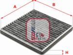 Sofima Filtru habitaclu Sofima S 4253 CA - compatibil Chevrolet - Sofima-S 4253 CA (SOFIMAS4253CA)