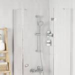 vidaXL Държач за душ глава Хром 70 cm Неръждаема стомана (42038960)