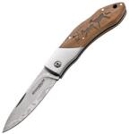 Magnum 01RY818DAM zsebkés, acél penge, fa nyél, barna/ezüst (01RY818DAM)