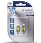 m-tech PREMIUM C5W 41mm 8LED, fehér, 2 db (LB327W)