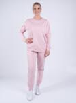  Moniel szoptatós melegítő szett rövid pulóverrel M és XL méret Basic Powder pink