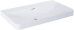 Elita Soft lavoar 81x46.4 cm dreptunghiular mobilier alb luciu RE040080118060 (RE040080118060)