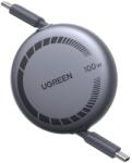 UGREEN Cablu Ugreen Nexode USB-C la USB-C PD Fast Charge, retractabil, 100W, 1m, Gri (acc/379167)