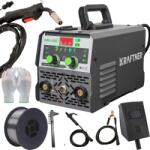 KRAFTNER Aparat de sudura invertor sarma fara gaz MIG MMA TIG, 3 IN 1, 495A, sarma de sudura inclusa, manusi protectie, masca cadou KRAFTNER KF-5943 (KF-5943)