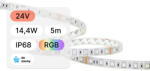 ART Banda LED sauna 24V 14.4W 60 LED-uri IP68 RGB 5 metri (ARTAC-175-RGBIP68-80434)