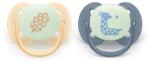 Philips Set 2 suzete Philips Avent Philips Avent SCF094/03, Ultra soft Nighttime 6-18 luni, 2 buc (Galben/Gri) (SCF094/03)