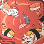 Dark Project Mouse Pad Dark Project Sushi Cats Pro, L, 490 x 490 x 4 mm (Rosu) (DPMP_SUCATS_PRO_L) Mouse pad