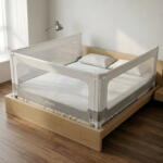 Empria® PACHET POPULAR: 3 Bariere protectie pat copii, SELECT, 200x200 cm (PBariera23WhiteGR3x198)